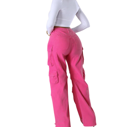 Pinky Cargo Jeans