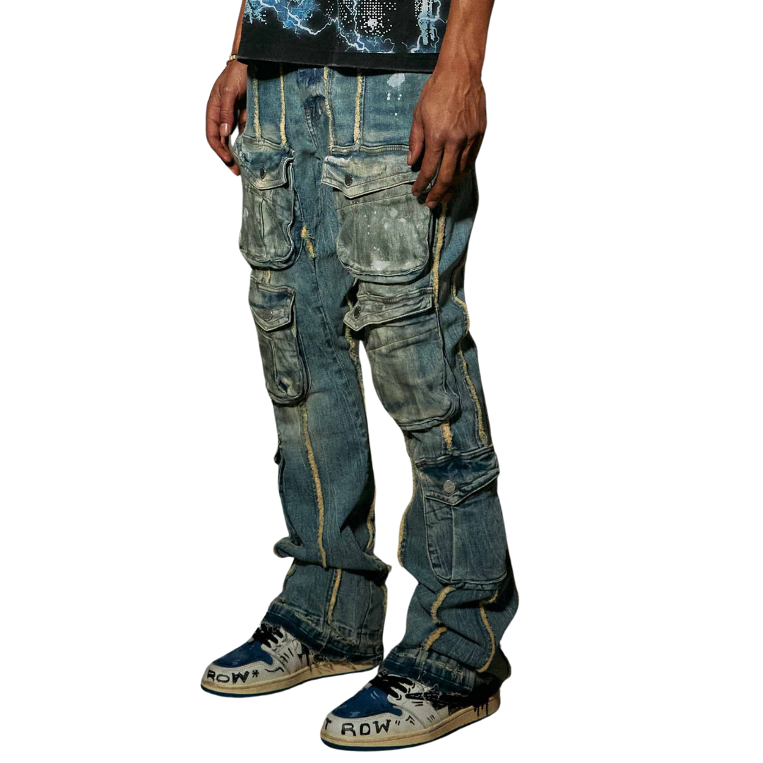 Cargo Denim Jeans