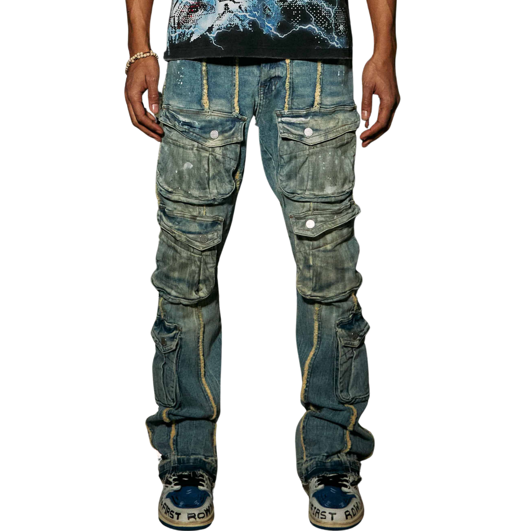 Cargo Denim Jeans