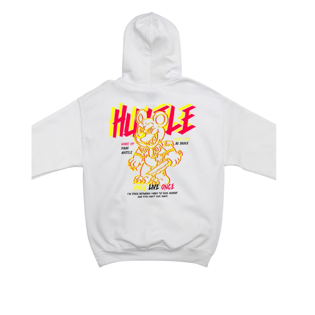 Hustle Hoodie (White)