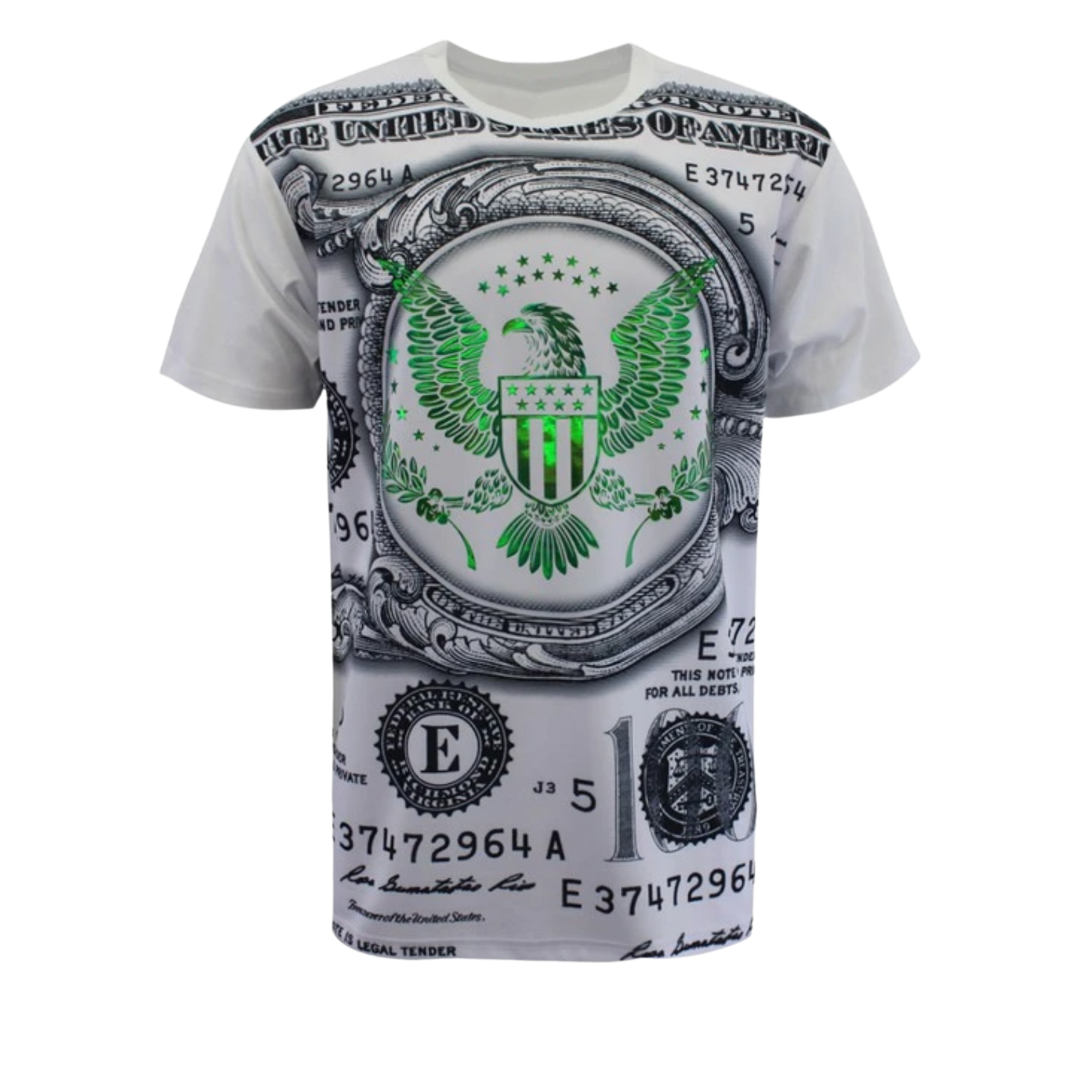 Money Foil Shirt (White)
