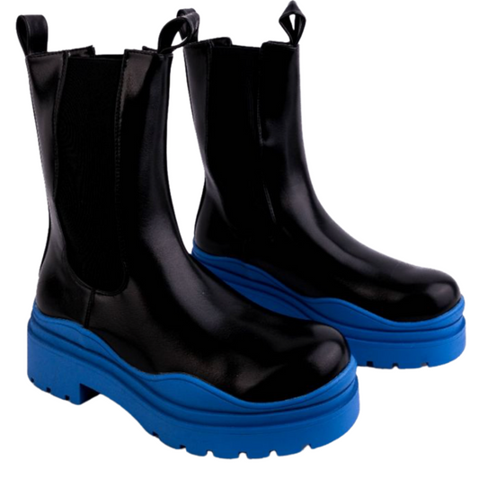 Jelly Bean Boots (Blue)