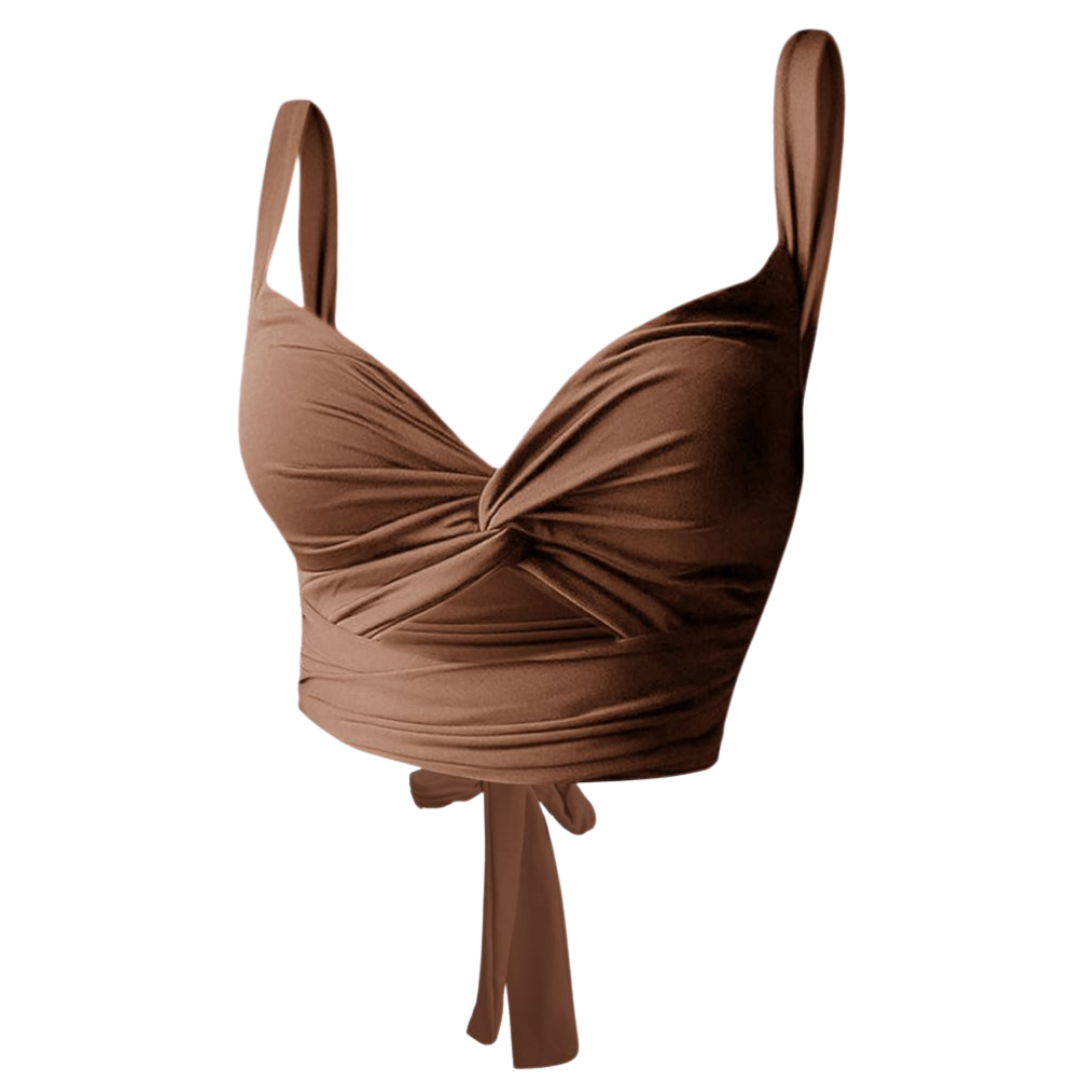 Twist Me Top (Brown)