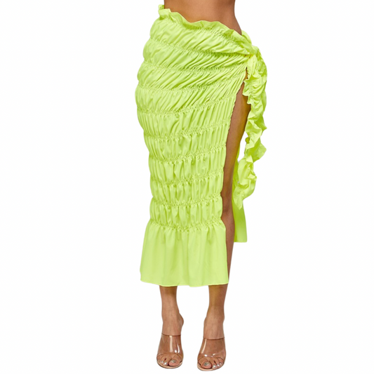Calendula Skirt (Neon Green)