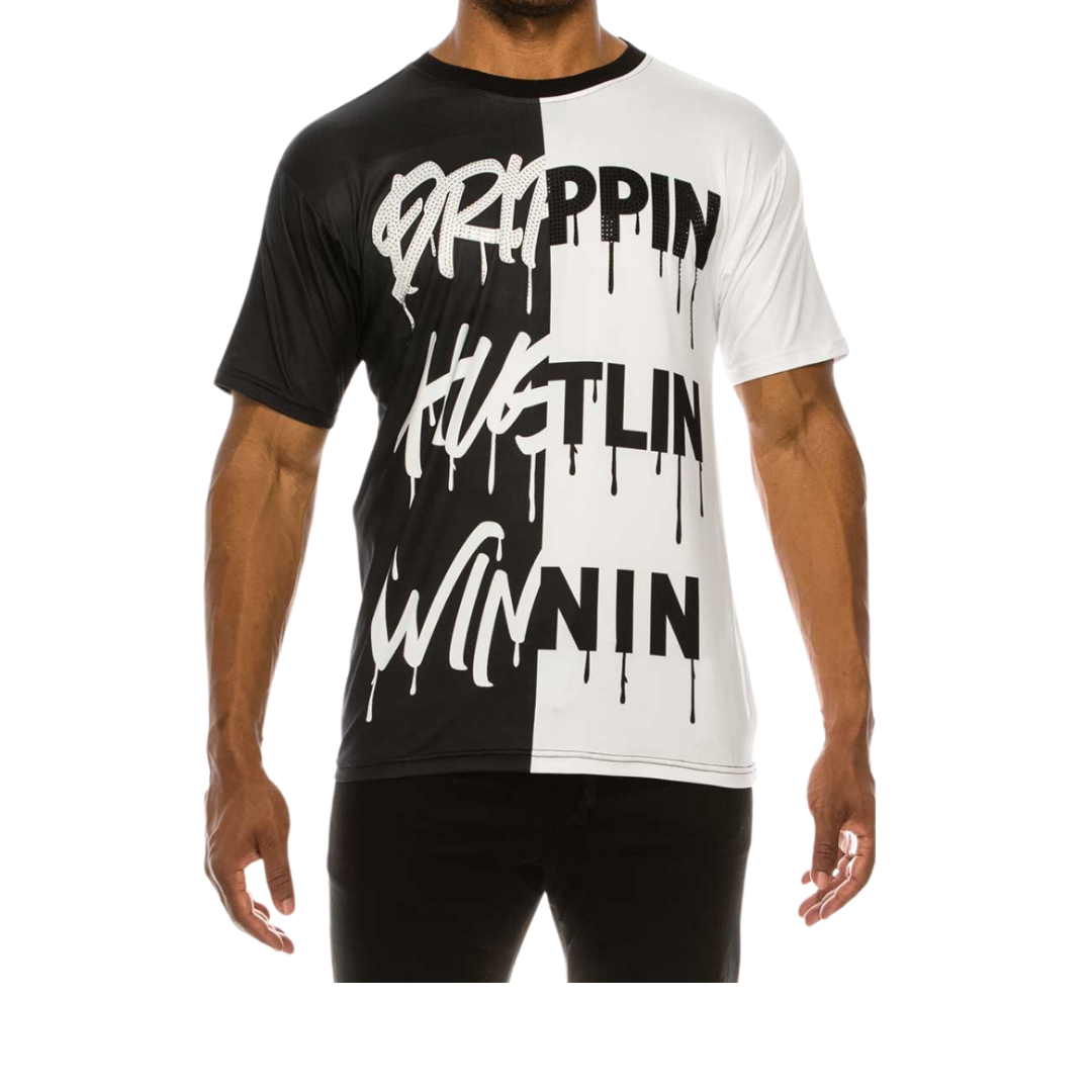Drippin Shirt (Black/White)