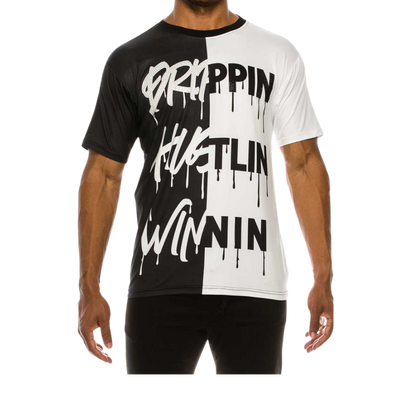 Drippin Shirt (Black/White)
